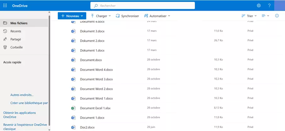 Présentation de OneDrive